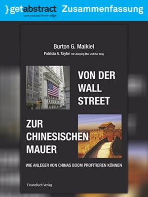 cover image of Von der Wall Street zur Chinesischen Mauer (Zusammenfassung)